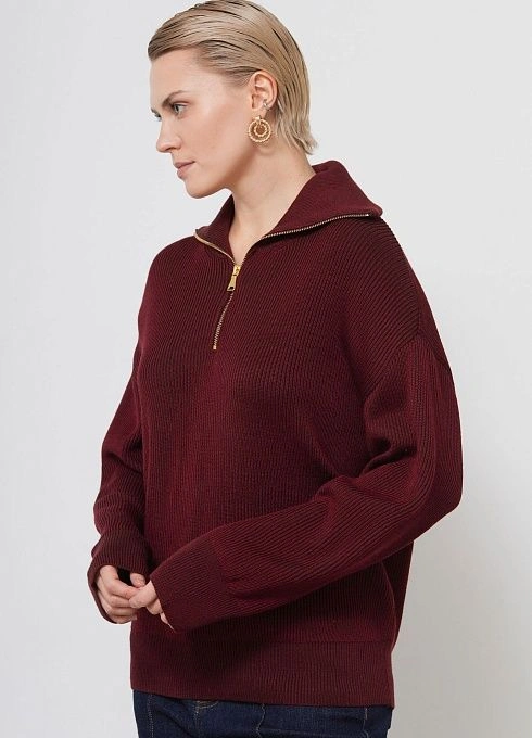 Джемпер жен. 310508.33303.4811S Бордово-коричневый (3)