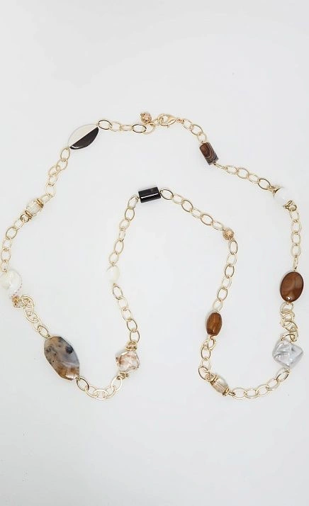  GRIOL. Колье-трансформер Лель1 Коричневый 