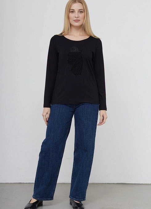 Джемпер жен.  310586Д.03313.8200ЕA Черный  (2)