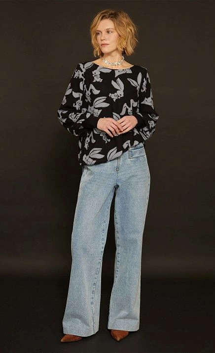  GRIOL. Брюки жен. 320208.26304.1600N Голубой 