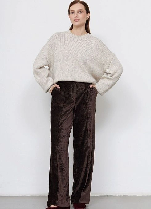 Брюки жен. 320335Т.6_312.1100N Шоколадный  (3)