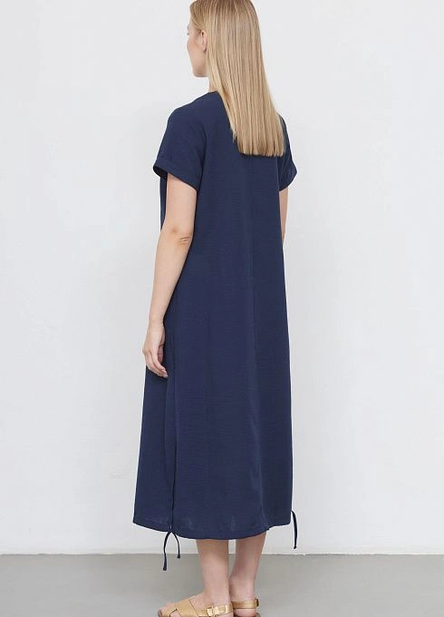 Платье жен. 360266.09312.9600N Тёмно-синий  (1)