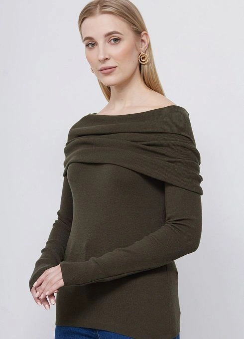 Джемпер жен. 310511.33303.3700N Хаки  (5)