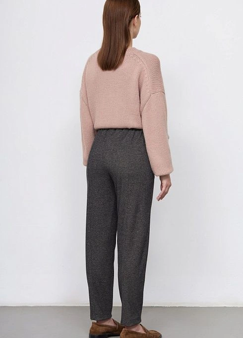 Брюки жен. 320297.09312.0382Y Бежево-черный  (1)