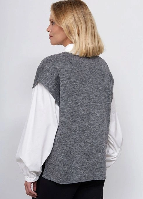 Жилет жен. 380045К.33303.7600M Серый  (1)