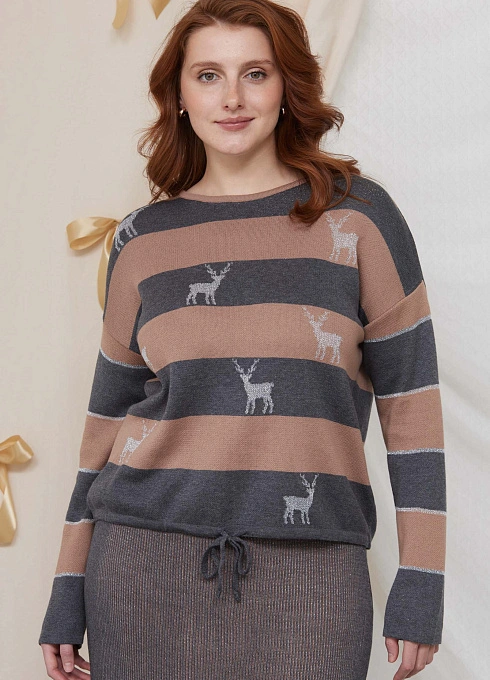  GRIOL. Джемпер жен. 310491.15303.7401A Серый GRIOL