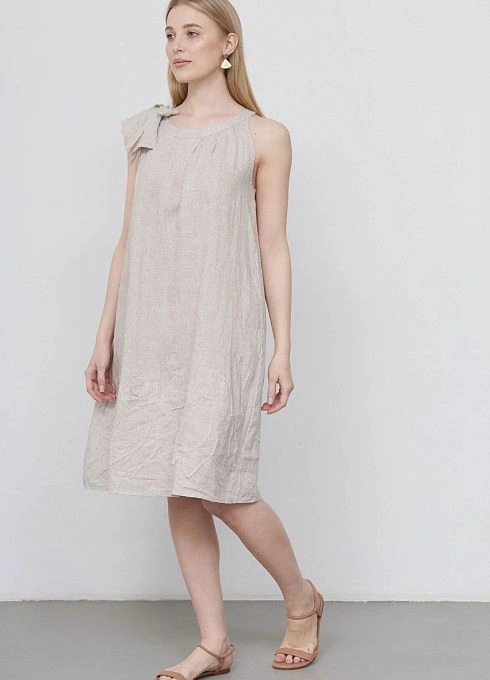 Платье жен. 363910.38312.0208Р Бело-песочный  (3)