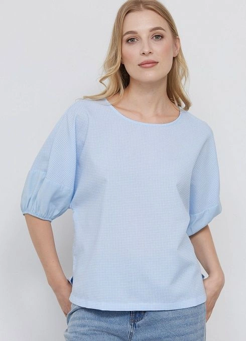 Блузка в клетку виши GRIOL