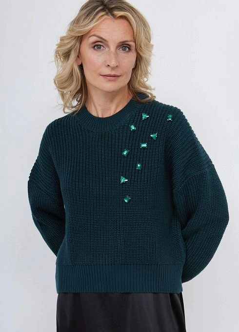  GRIOL. Джемпер жен. 310495.15303.1400N Изумруд GRIOL