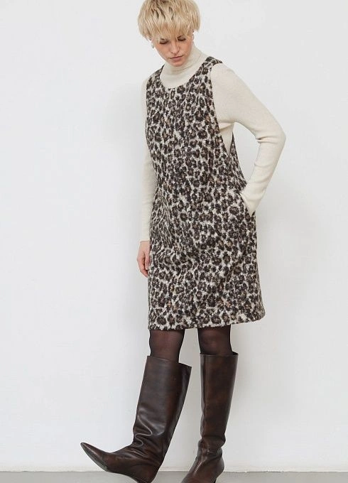 Сарафан жен. 344603.11313.5901O Коричнево-молочный (2)