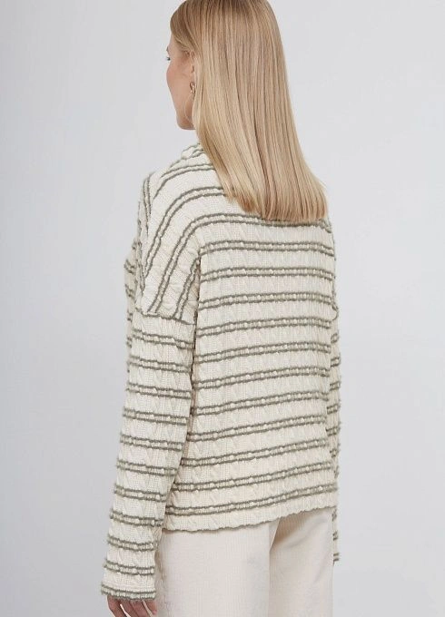 Джемпер жен. 310940.03313.0734S белыйзеленый  (1)