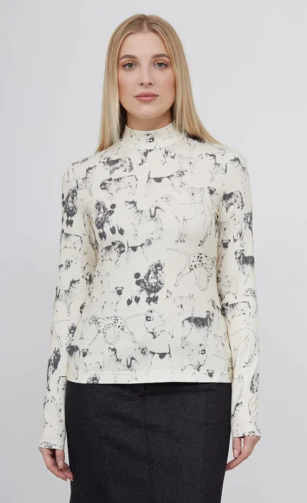  GRIOL. Джемпер жен. 311080.03313.0777А Молоко 