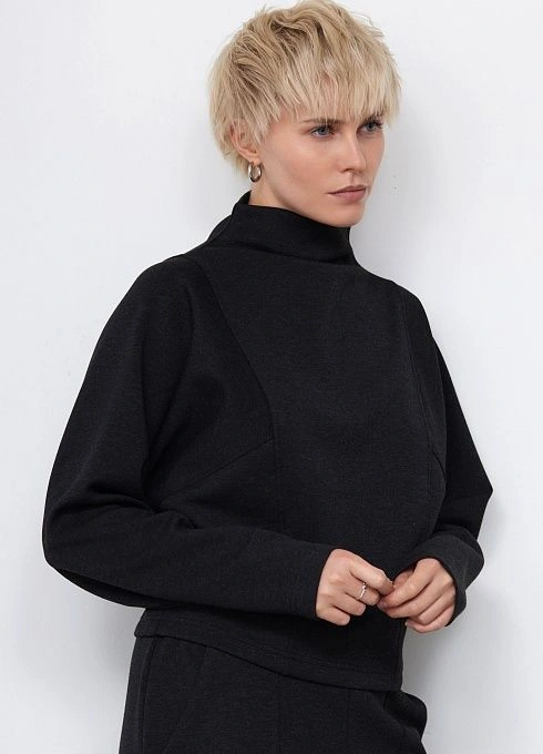  GRIOL. Джемпер жен. 311120.6_313.8200M Темно-серый меланж GRIOL