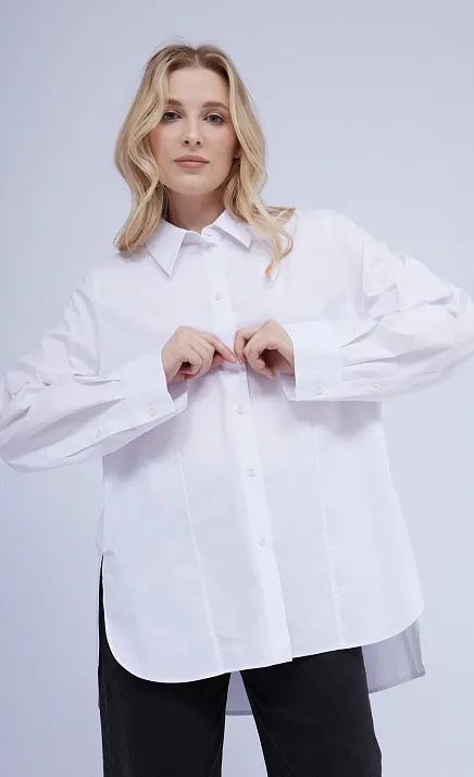 Рубашка oversize с разрезами GRIOL