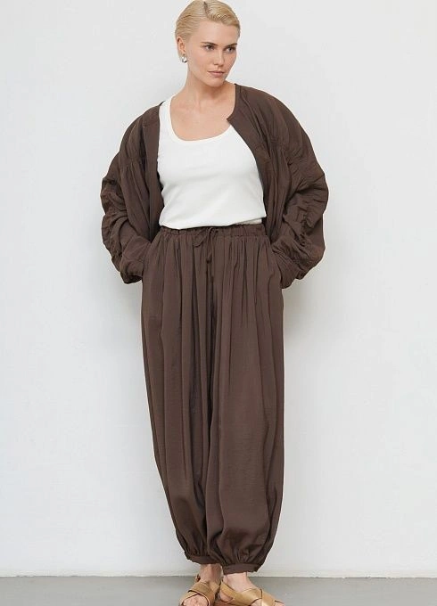 Брюки жен. 328585.11312.1100N Шоколадный  (3)