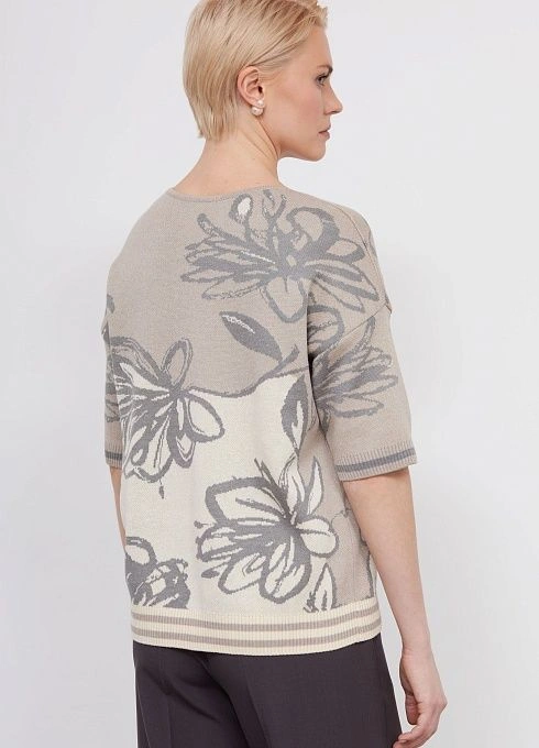 Джемпер жен. 310579.33303.0380T Бежево-серый (4)