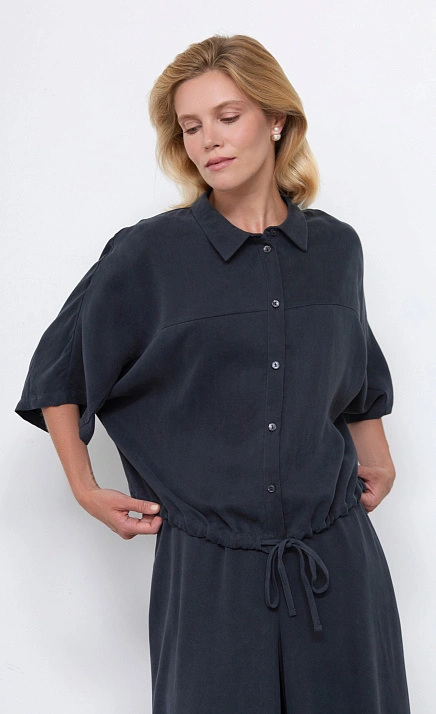 Блузка oversize на кулиске GRIOL