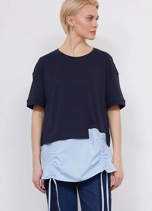  GRIOL. Джемпер жен. 311153.6_313.9801ES Темно-синий GRIOL