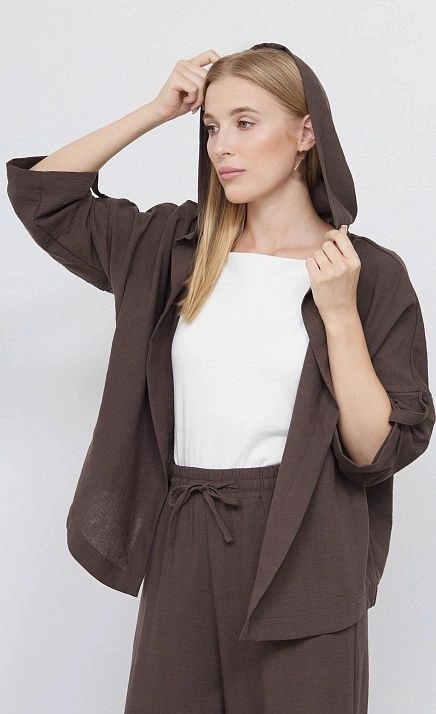 GRIOL. Жакет жен. 370179.09312.5900N Коричневый GRIOL GRIOL. Жакет жен. 370179.09312.5900N Коричневый