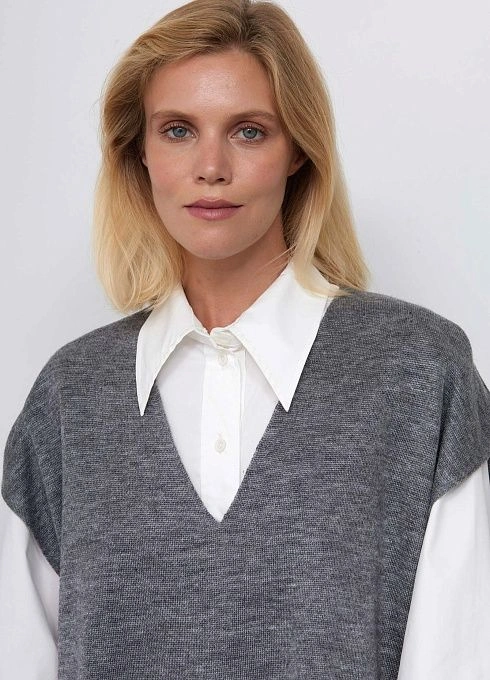 Жилет жен. 380045К.33303.7600M Серый  (5)