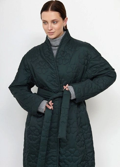 Пальто жен. 534528.11209.1400F Изумрудный (2)