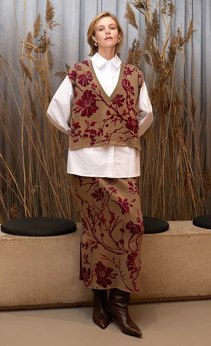 GRIOL. Юбка жен. 350123.33303.3747F Хаки GRIOL GRIOL. Юбка жен. 350123.33303.3747F Хаки