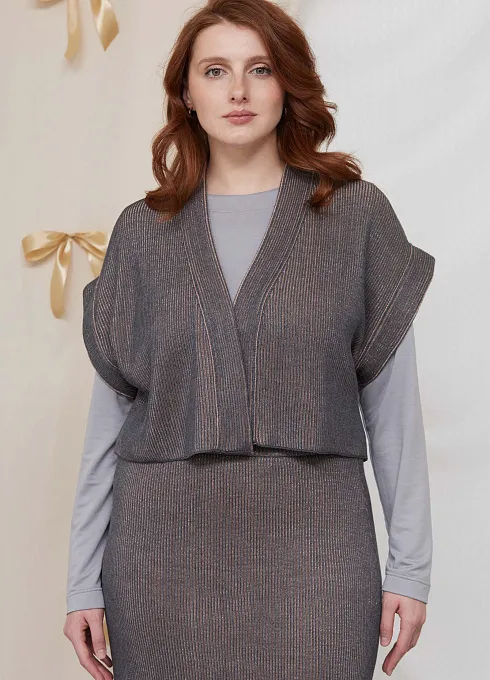  GRIOL. Жакет жен. 380094.33303.0805S Т.серый GRIOL