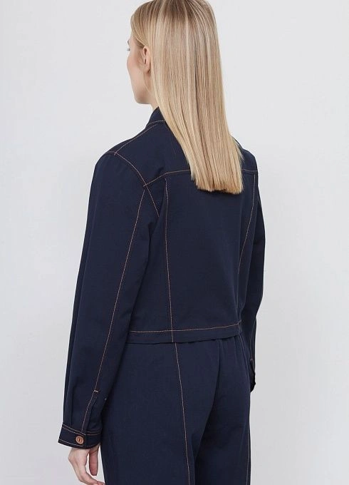 Жакет жен. 370211.09312.9600N Тёмно-синий  (1)
