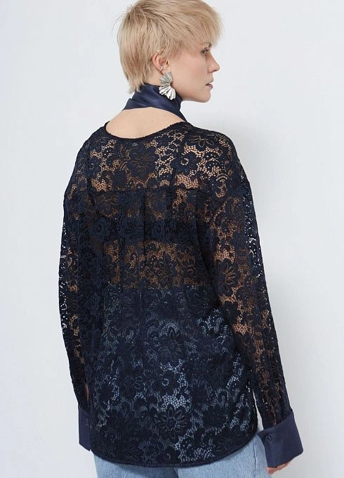 Блузка жен. 318292.11313.9600N Темно-синий (4)