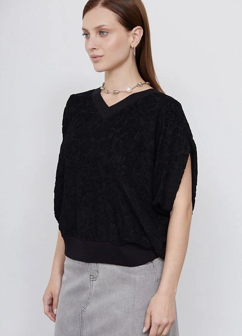 Джемпер жен. 311144.6_313.8200F Черный  (4)