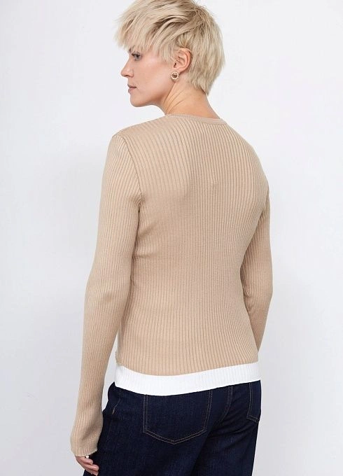 Жакет жен. 370237.33303.0302S Бежево- молочный  (5)