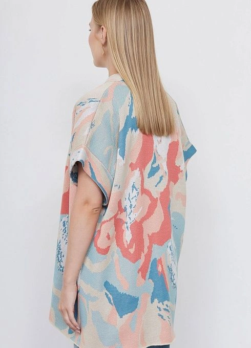 Жилет жен. 380098.33303.6716F Кораллово голубой  (1)