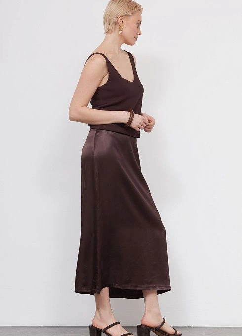 Юбка жен. 350065Б.03312.1100N Шоколадный (7)