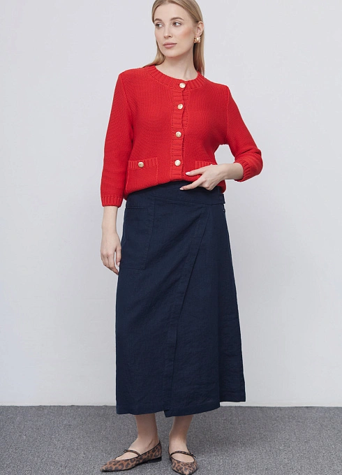  GRIOL. Юбка жен. 358252.37312.9900N Т. синий GRIOL