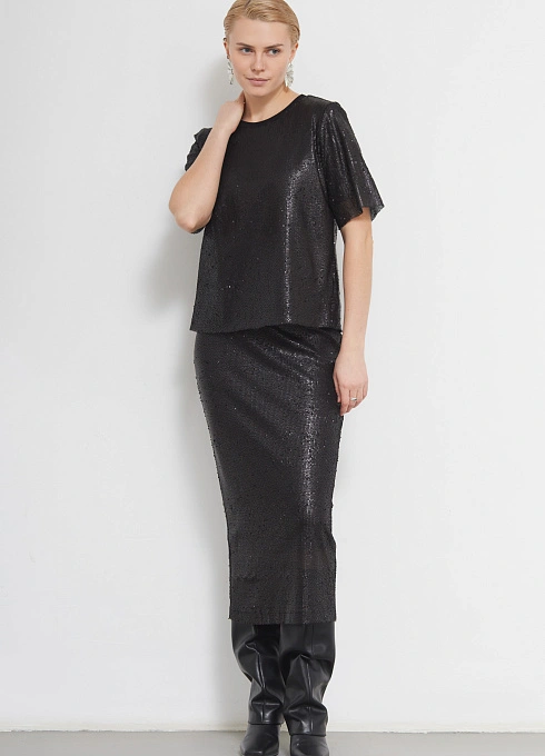  GRIOL. Юбка жен. 350063.03313.8200L Черный GRIOL