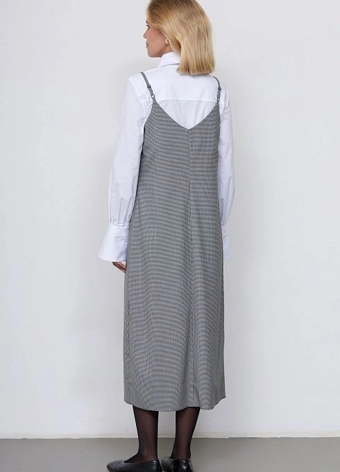 Платье жен. 368397.11312.8202Z Чёрно-белый  (1)