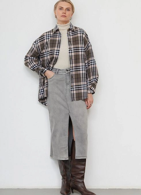 Блузка жен. 318189.11312.3401P Хаки (2)