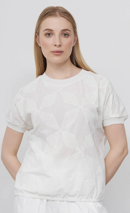 Блуза с ажурными вставками GRIOL