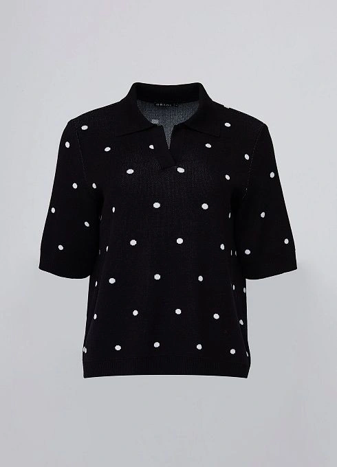 Джемпер жен. 310447.33303.8202D Чёрно-белый