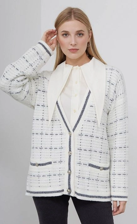 GRIOL. Жакет жен. 370223.15303.0782P Молочный 