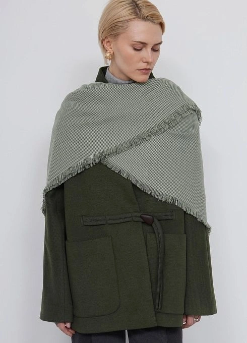  GRIOL. Платок жен. 610090.11110.3174Z Серо-оливковый GRIOL