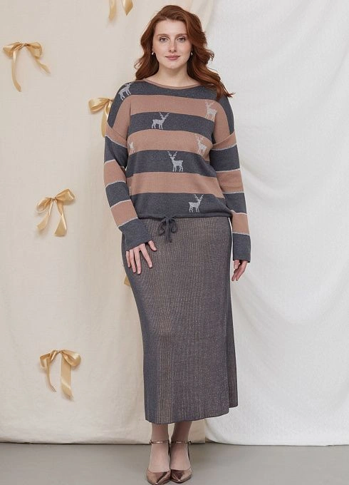 Джемпер жен. 310491.15303.7401A Серый  (2)