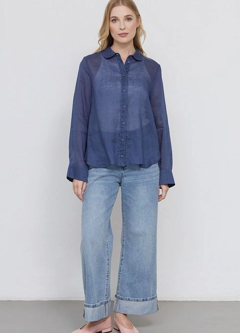 Блузка жен. 310970УКБ.03312.8400N Индиго  (3)