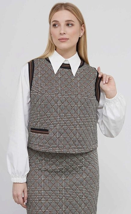  GRIOL. Жилет жен. 380021.03313.1101P Серый 