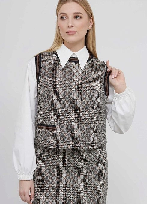  GRIOL. Жилет жен. 380021.03313.1101P Серый GRIOL