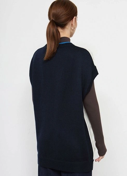 Жилет жен. 380109.05303.0201N Бело-синий (1)
