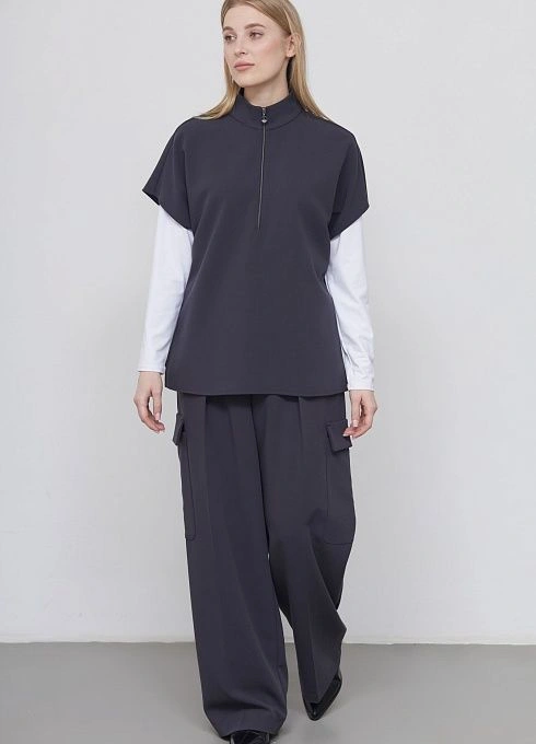 Блузка жен. 314265.11312.7600N Тёмно-серый  (2)