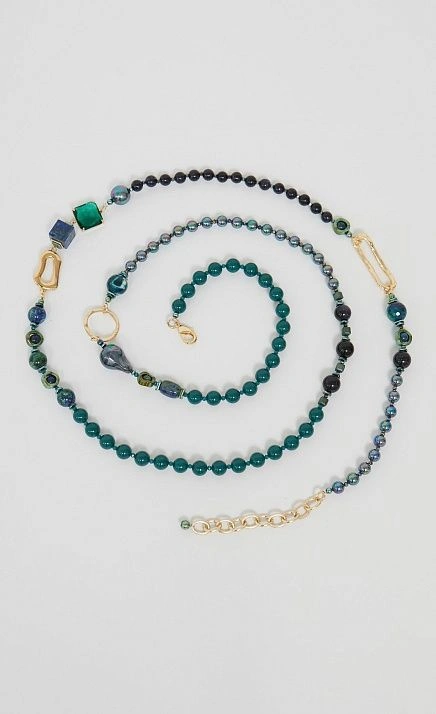  GRIOL. Колье Чернично-клубничная1 Синий 