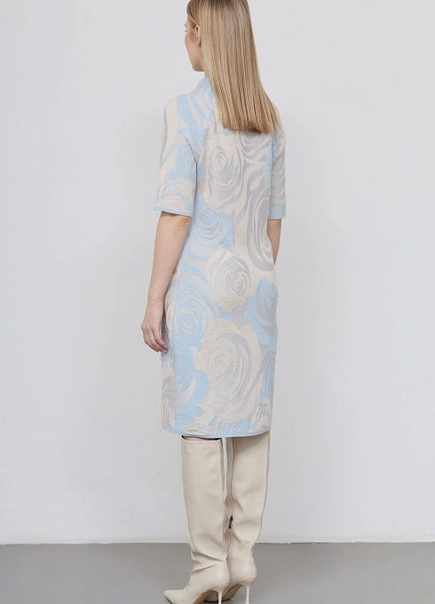 Платье жен. 360263.33303.0703F Молочно-голубой  (5)