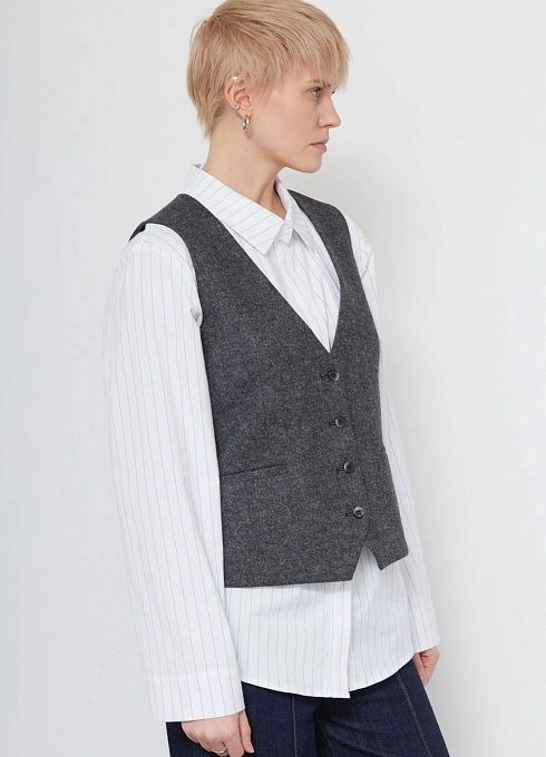 Жилет жен. 388239А.11312.8201M Серый меланж (5)